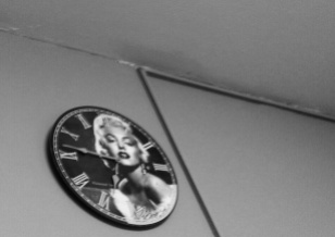 Fluanxol branded clock in my shrink's office.